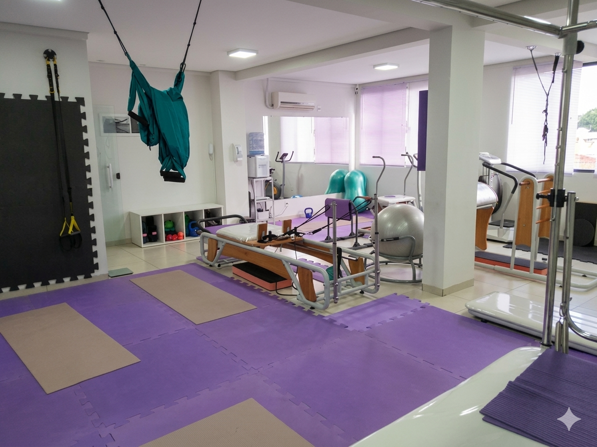 Prática de yoga com foco em consciência corporal