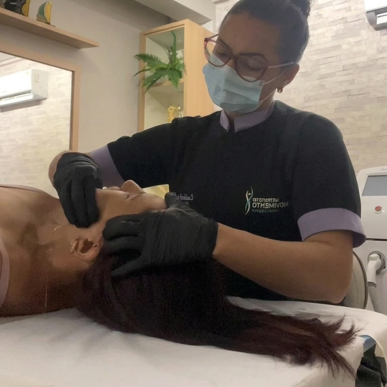 Atendimento de liberação miofascial